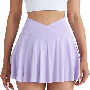 Lavender Tennis Skirt with built in shorts